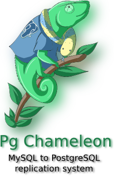 pg_chameleon Logo: Postgres Database Migration Tool